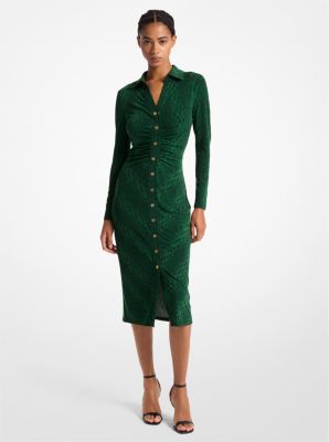 Michael kors peacock print dress best sale