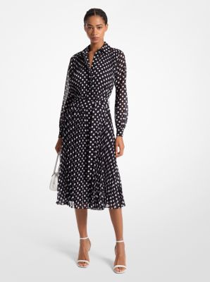 Dot Georgette Shirtdress image number 0