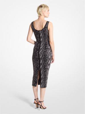 Michael kors snake print dress online