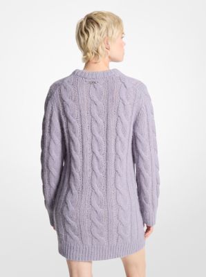 Cable Knit Alpaca Blend Sweaterdress image number 1