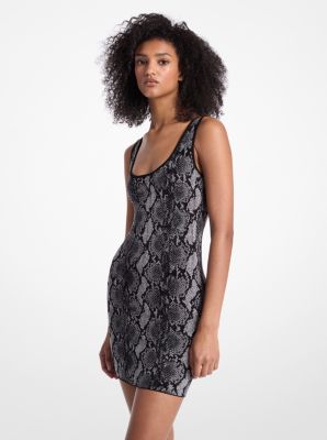 Snake Jacquard Dress image number 0