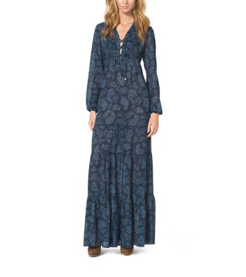 Michael Kors Blue Maxi Dress Online, 54 ...