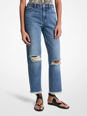Jean de denim desgastado