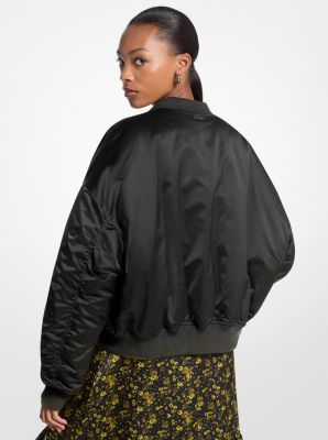 Bomber in raso ciré image number 1