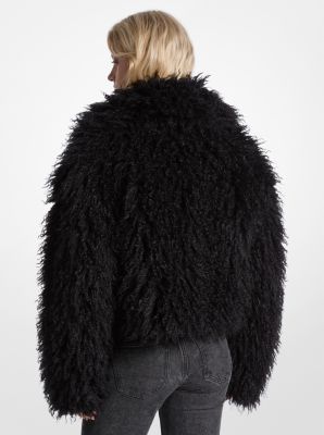 Cropped Faux Fur Jacket image number 1