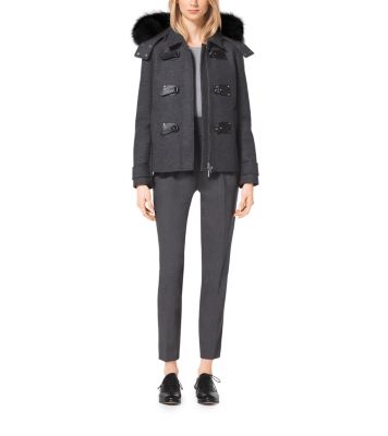 Michael kors duffle clearance coat