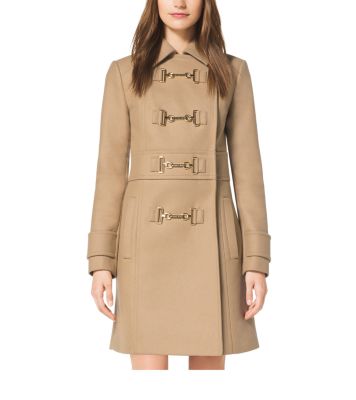 Wool Melton Duffle Coat Michael Kors Canada