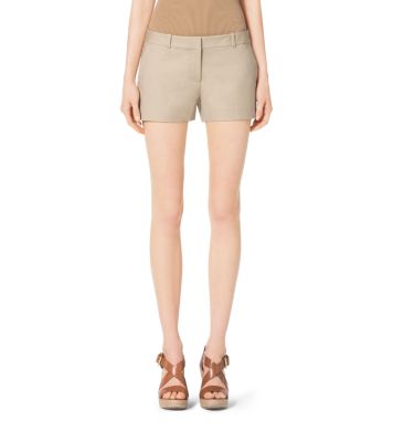 Stretch-Cotton Shorts