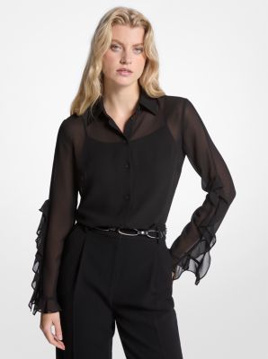 Ruffled Georgette Blouse image number 0