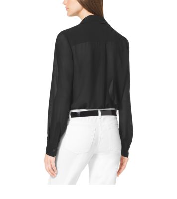 Michael kors embellished blouse new arrivals