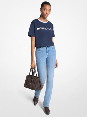 Appliquéd Cotton T-Shirt image number 0