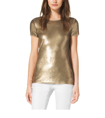 MICHAEL Michael Kors Tank Top w/ Camo Sequins