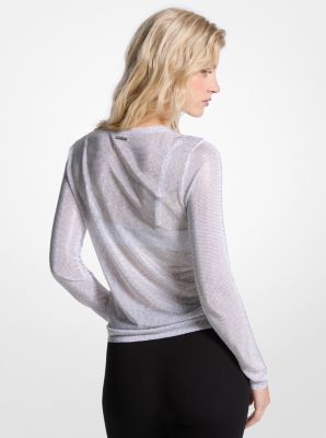 Top aus Mesh mit Verzierung image number 1