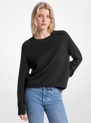 Michael Kors Wool Sweater In Black