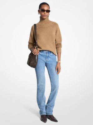 Pullover dolcevita in lana image number 0