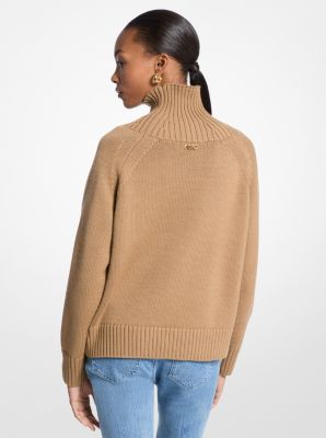 Pullover dolcevita in lana image number 1