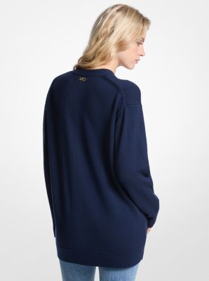 Cardigan oversize in lana image number 1