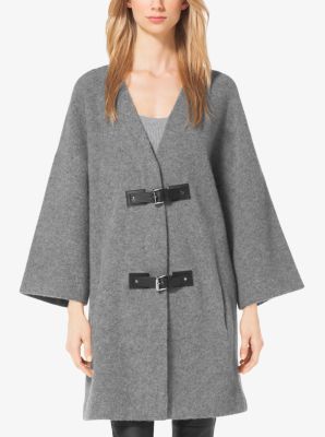 Buckled Merino Wool Sweater Coat Michael Kors Canada