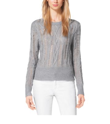 Michael kors cable clearance knit sweater