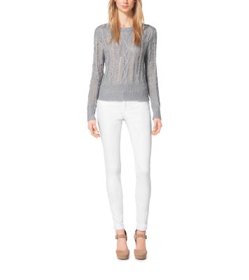 Michael kors 2024 cable knit sweater