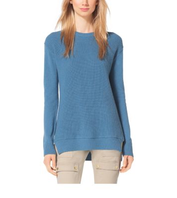 Shaker-Stitch Cashmere Sweater image number 0