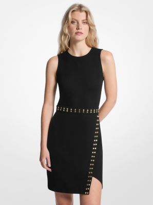 MK Minikleid Mit Nieten - Schwarz