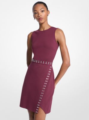 MK Minikleid Mit Nieten - Rot