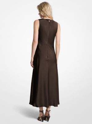 Midikleid aus Satin image number 1