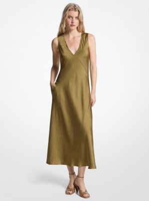 Satin Midi Dress