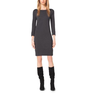 Boatneck Sweater Dress | Michael Kors Canada