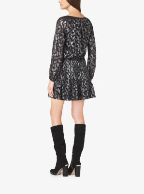 Paisley Jacquard Dress