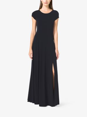 michael kors maxi dress with sleeves