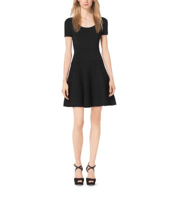 Black fit and flare dress outlet canada