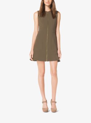 Michael kors best sale zip front dress