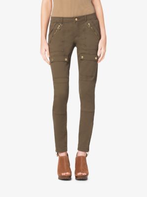 Stretch-Cotton Cargo Pants