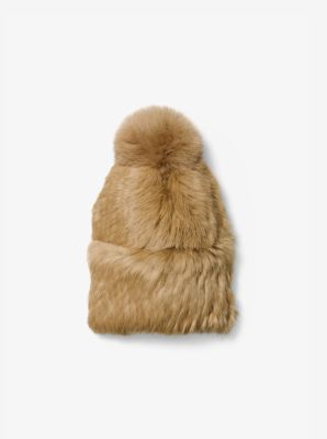 michael kors pom pom beanie