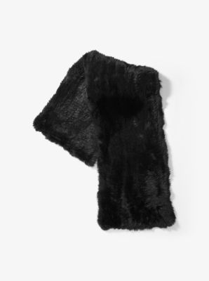 Michael kors store fur scarf