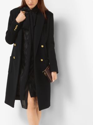 Michael kors double on sale breasted wool coat