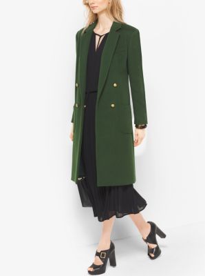 green michael kors coat