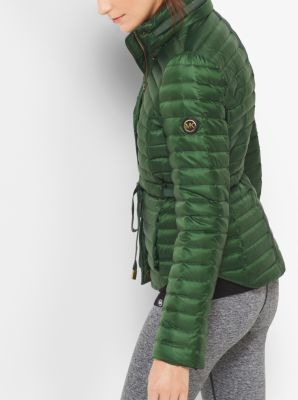 packable nylon puffer jacket