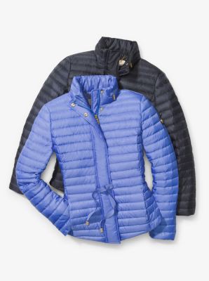 packable nylon puffer jacket