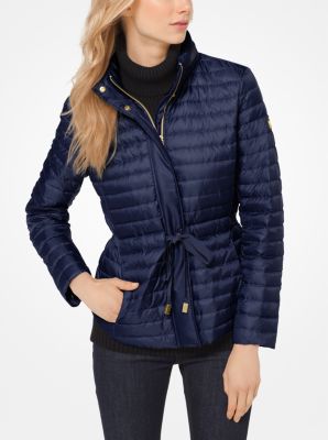 michael kors navy blue puffer jacket