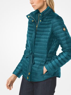 michael kors teal jacket