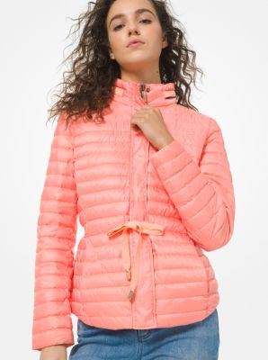 michael kors packable nylon puffer jacket