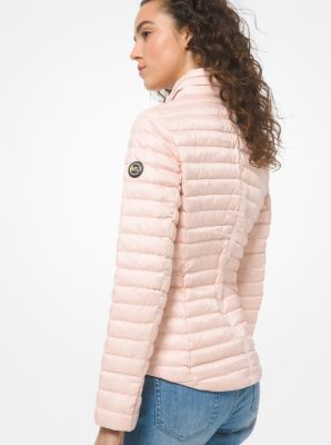 michael kors packable nylon puffer jacket