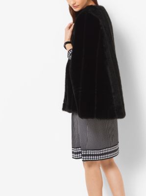 Michael kors hot sale tartan cape