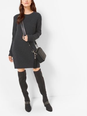 Wool and Cashmere Sweater Dress Michael Kors