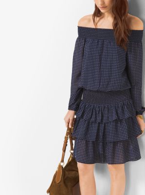 Michael kors sale off shoulder dress