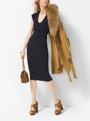 V-Neck Midi Dress | Michael Kors