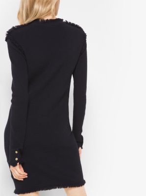 Fringed Merino Wool Dress